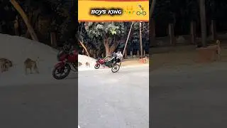 Girls🤣 vs Boys🤴🏻 cycle stunt competition challenge #viral #funny #video #shortsyoutube #suscribe