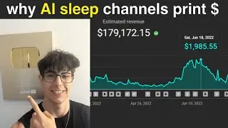 why AI sleep content prints on yt automation.. (the secret)