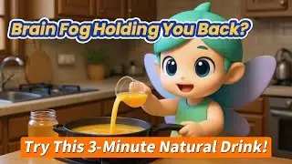3-Minute Natural Elixir to Clear Brain Fog &ndash; Boost Focus Fast🥦😍#ai #healthrecipe #brainfog 