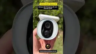 🔒📸 C&acirc;mera Solar Baseus S1 &ndash; Seguran&ccedil;a Inteligente Sem Fios! ☀️⚡