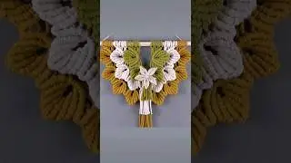Macrame Leaves Wall Hanging #macrame