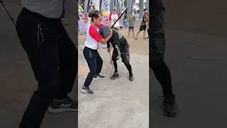 DANGEROUS MANEUVER ON THE CERVICAL VERTEBRAE WITH THE STICK HANDLE by GM Rene Tongson