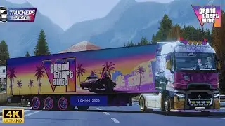 GTA6 Trucking in PARADISE ! | Truckers of Europe 3 | GTA6 Gameskin #gta6 #gta #trucksimulator