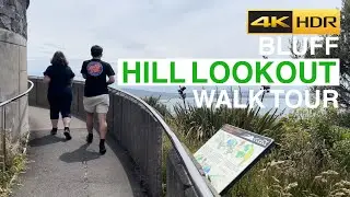 Bluff Hill Lookout Walking Tour New Zealand 4K