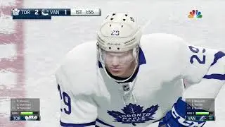 NHL&reg; 18 PS4 Pro Gameplay Toronto Maple Leafs vs Vancouver Canucks.