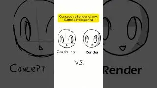 Concept art vs Final Render #art #improvement #fyp #trend