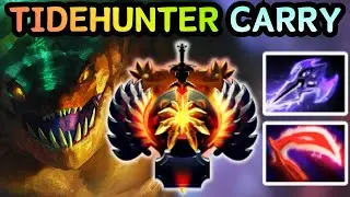 🔥 TIDEHUNTER CARRY PURE DAMAGE MONSTER | DOTA 2 GAMEPLAY 🔥