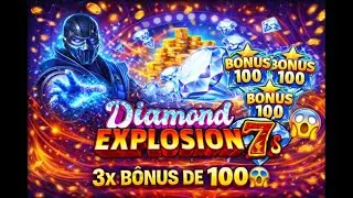 FUI COM TUDO! 😱 3 B&Ocirc;NUS DE 100 NO DIAMOND EXPLOSION 7s