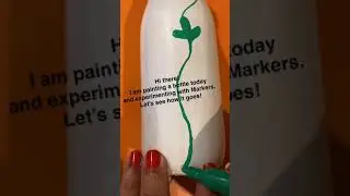 Bottle Art with Uni Posca Markers