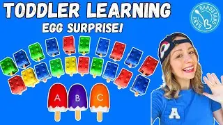 Toddler Learning - Egg SURPRISE! First Words, Letters and Colors - Learn with Ms  Alyssa