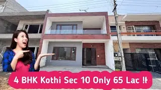 Inside 65 Lac 4 BHK Kothi In Society Nr Chandigarh -Ambala Highway Sec 10 Barwala Road Derabassi