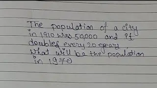 Population question, calculate increase in population. #populationincrease #mathsproblems