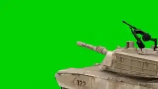 Green Screen Battle tank