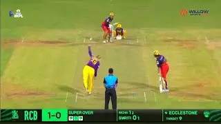 RCB vs UP Warriorz Super Over WPL 2025 Highlights, RCB W vs UP W super over full highlights WPL 2025
