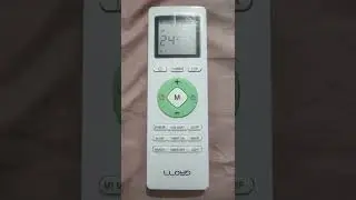 lloyd ac remote sleep button