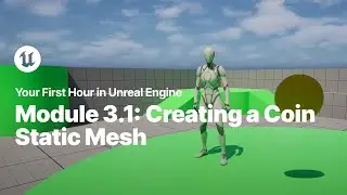 Creating a Coin Static Mesh in Unreal Engine