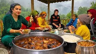 A Snowy Day in a Mountain ❄️ | Village Winter Cooking & Peaceful Life 