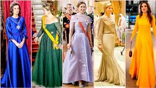 💒&hearts;️Всемирно известная королева Максима 👑 Королева Летиция Королева Рания и принцессы Роскошные ко...