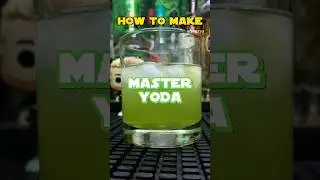 Master Yoda (A cocktail inspired by Star Wars) #cocktail #yoda #jedi #starwars