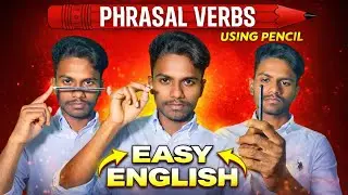 Phrasal Verbs Made Easy : A Story Using Just a Pencil | Easy English