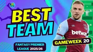 FPL GW20 BEST TEAM  | 🔥🌶️ DIFFERENTIAL TRANSFERS | FANTASY PREMIER LEAGUE 2025/26 TIPS