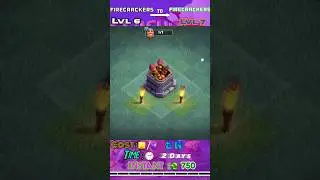 UPGRADE Firecrackers to Lvl 7 || Clash Of Clans (COC) #clashofclans #firecrackers