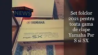 Set folclor 2021 Yamaha Psr SX demo5
