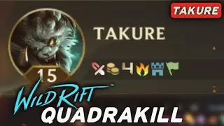 RENGAR VS VAYNE QUADRAKILL! Best Build 2021 | Top 1 Global Wild Rift Pro Gameplay Takure