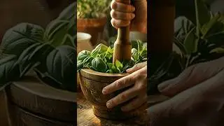 Crispy Herb Grinding ASMR - Instant Stress Relief 🌿🪨
