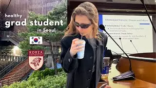 Life in Seoul | Korea University Graduate Student Vlog (what I eat in a day)