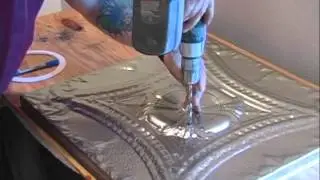 How to Install Lights in 3D Drop-in Tin Tiles