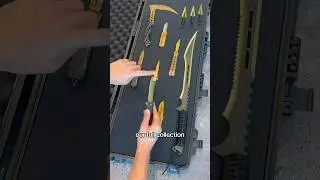 This customer wanted a GOLD mystery crate?! #mysteryknives #knives #unboxing