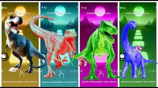 🦖 Godzilla King 👑 VS Godzilla Atomic Breath 💥 | Tiles Hop EDM Rush 🎶🔥