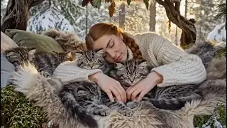 Choose Your Cozy Sleep Sanctuary 🛏️🐺 ASMR with Animals