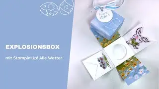 Explosionsbox mit Stampin'Up! Alle Wetter