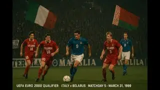 Italy vs Belarus | Full Match | 1st Half | UEFA Euro 2000 Qualifier | Matchday 5 | March 31, 1999