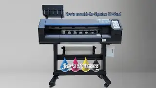 J24 24 inch DTF printer how to assembly the stand