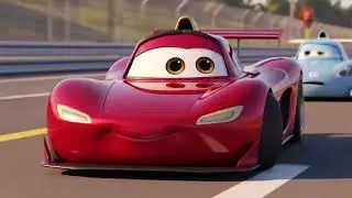 Pixar Style Race Car Animation | Friendship Wins the Race 🏎️✨
