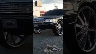 crown Vic on rims