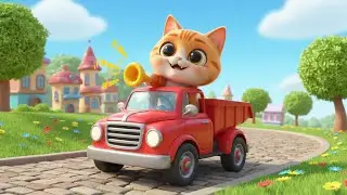 Big Wheels Little Wheels Truck 🚚 | Fun Nursery Rhymes & Kids Songs for Toddlers 🎶👶