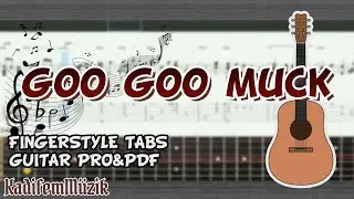 The Cramps-Goo Goo Muck Easy Fingerstyle Guitar Tutorial Tabs