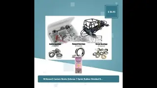 Get 15% Off on RCScrewZ Custom Works Enforcer 7 Sprint Rubber Shielded Bearing Kit - cus011r