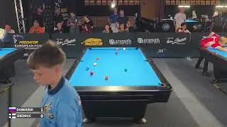 9-Ball, DOBERŠEK (SLO) - SIRENIUS (FIN) - 7-6 - 2025 European Pool Championships U-17 Podčetrtek SLO
