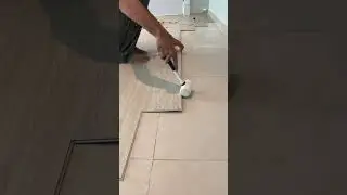 SPC Flooring Installation in Minutes | Waterproof & Durable! #homedecor #shorts