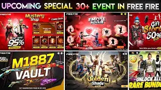 Upcoming Events in Free Fire 🤯🥳| Free Fire New Event | Ff New Event | New Event Ff