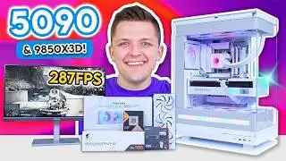 Building the FASTEST Gaming PC Build Possible! 🤯 [Ryzen 9850X3D & RTX 5090]