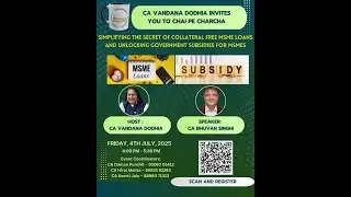 Unlock Collateral-Free MSME Loans & Hidden Govt Subsidies | Chai Pe Charcha with CA Bhuvan Singhi