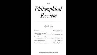 Thomas Nagel &ndash; Rawls on Justice (1973)