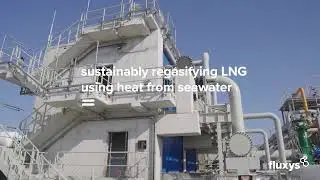 Sustainably regasifying LNG using heat from seawater