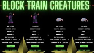 HOW TO BLOCK CREATURES - NEW NFT GAME PLAY TO EARN How to purchase